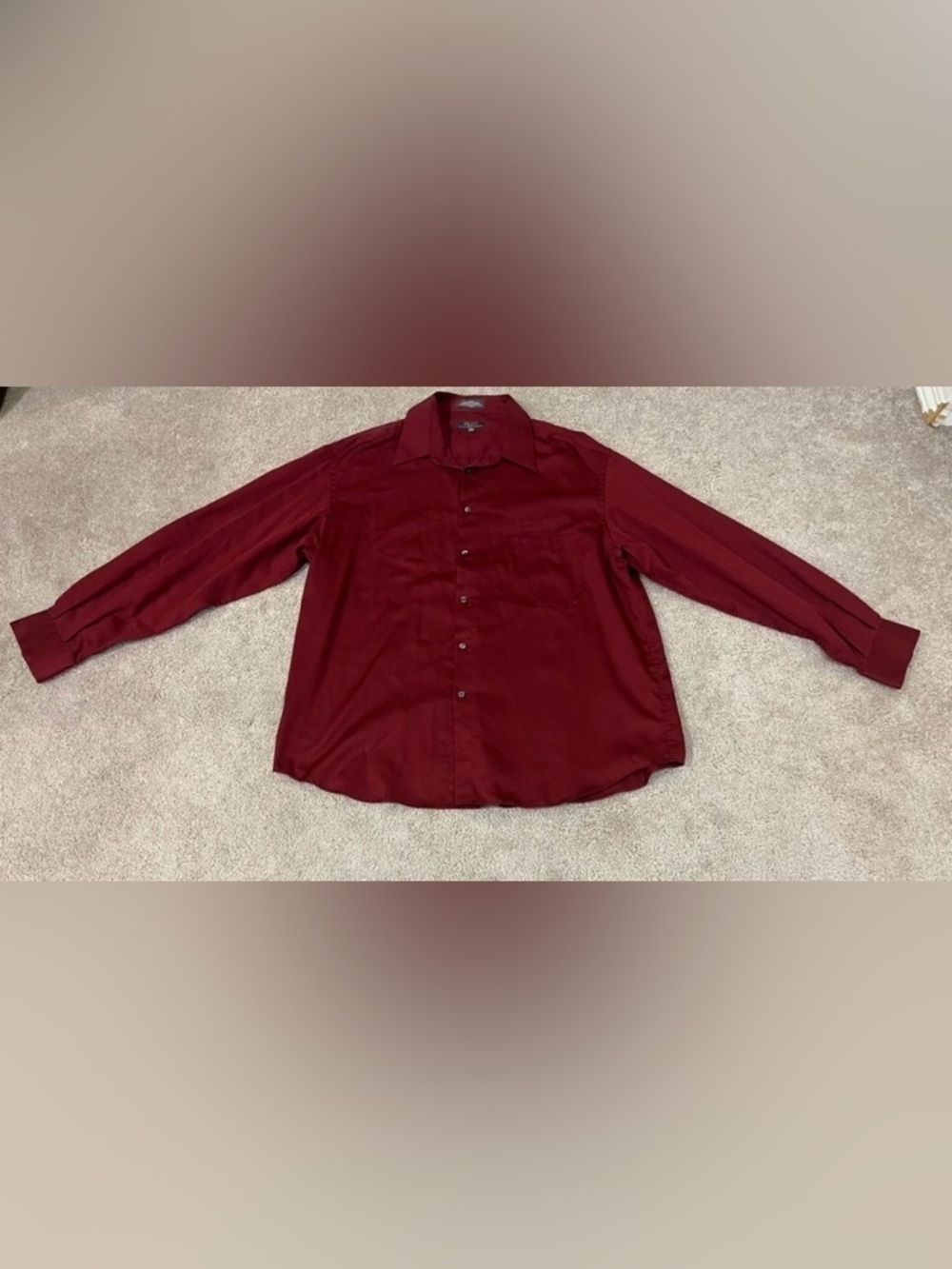 Crazy Horse Button-Up Dress Shirt